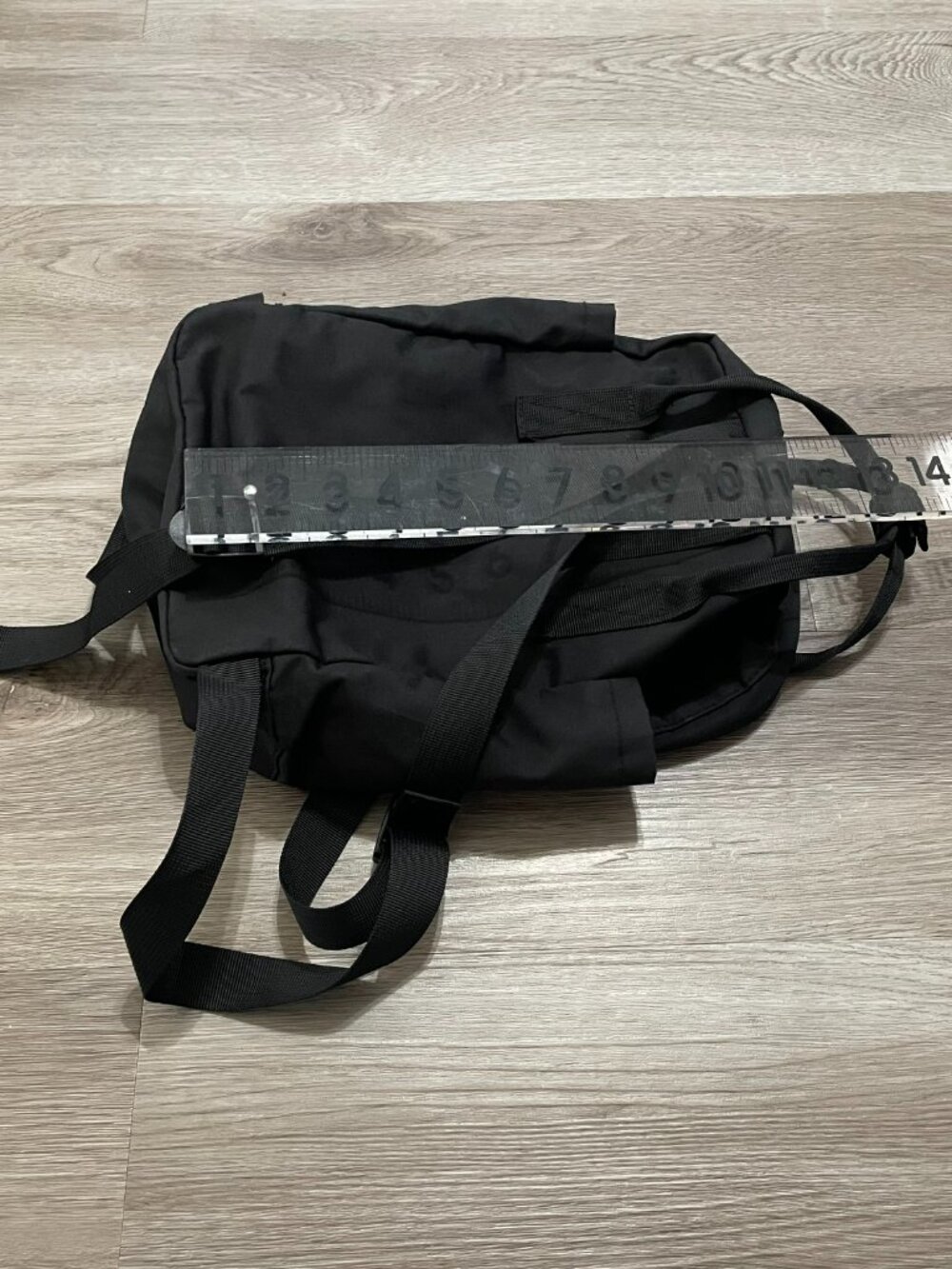 Black Mini Backpack - Picture 12 of 15